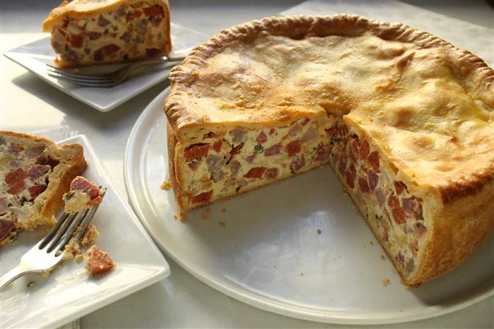 Learn about the Pizza Rustica, or Italian Easter Pie- a savory torte to celebrate the holiday!